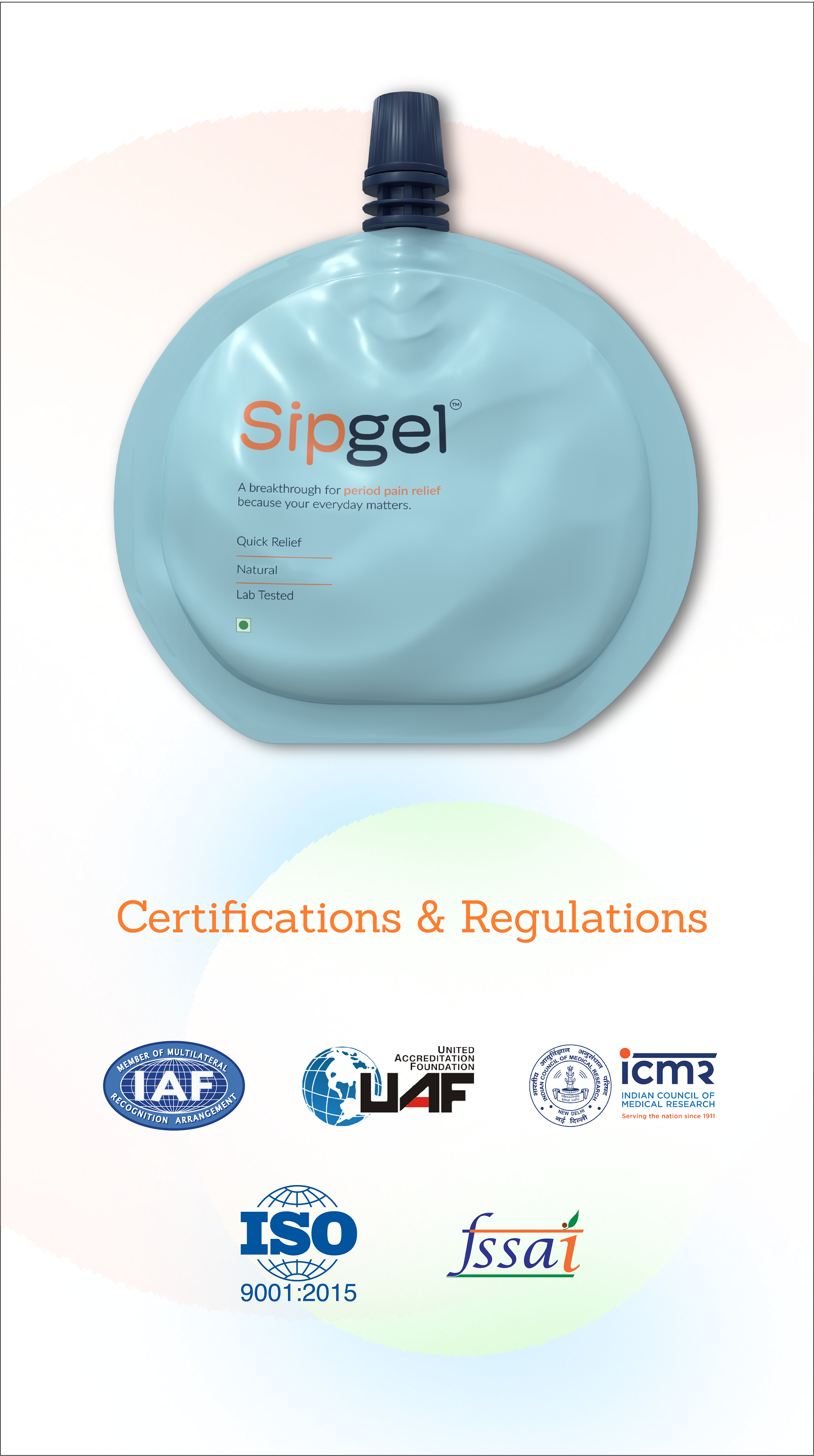 Sipgel - Best period pain solution, Period Cramp Relief Machine, period pain reliever
